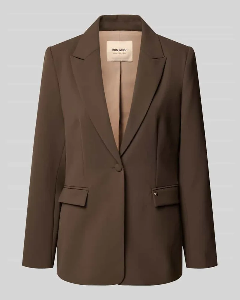 Mos Mosh Regular Fit Blazer mit Reverskragen Modell 'Leonora Schoko