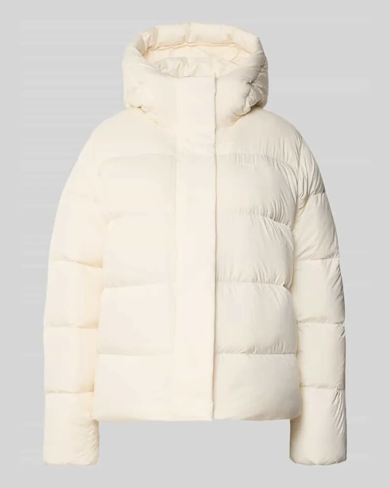 Tommy Hilfiger Slim Fit Daunenjacke mit Logo-Applikation Weiss