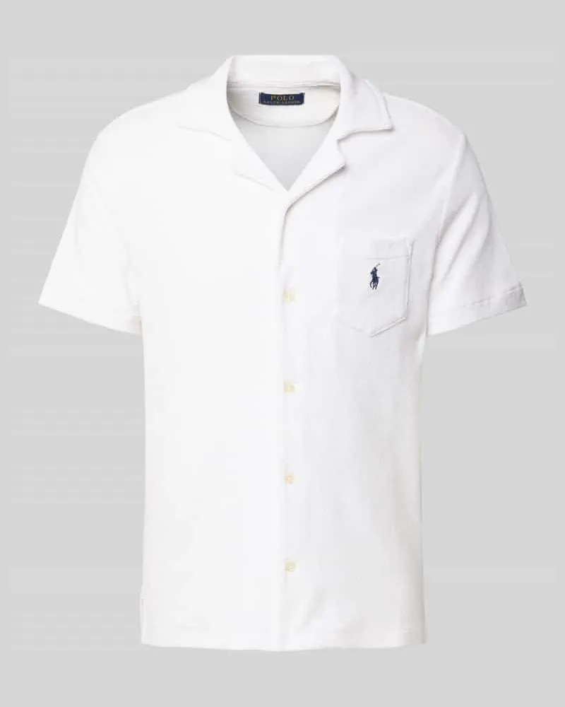 Ralph Lauren Freizeithemd mit Knopfleiste Weiss