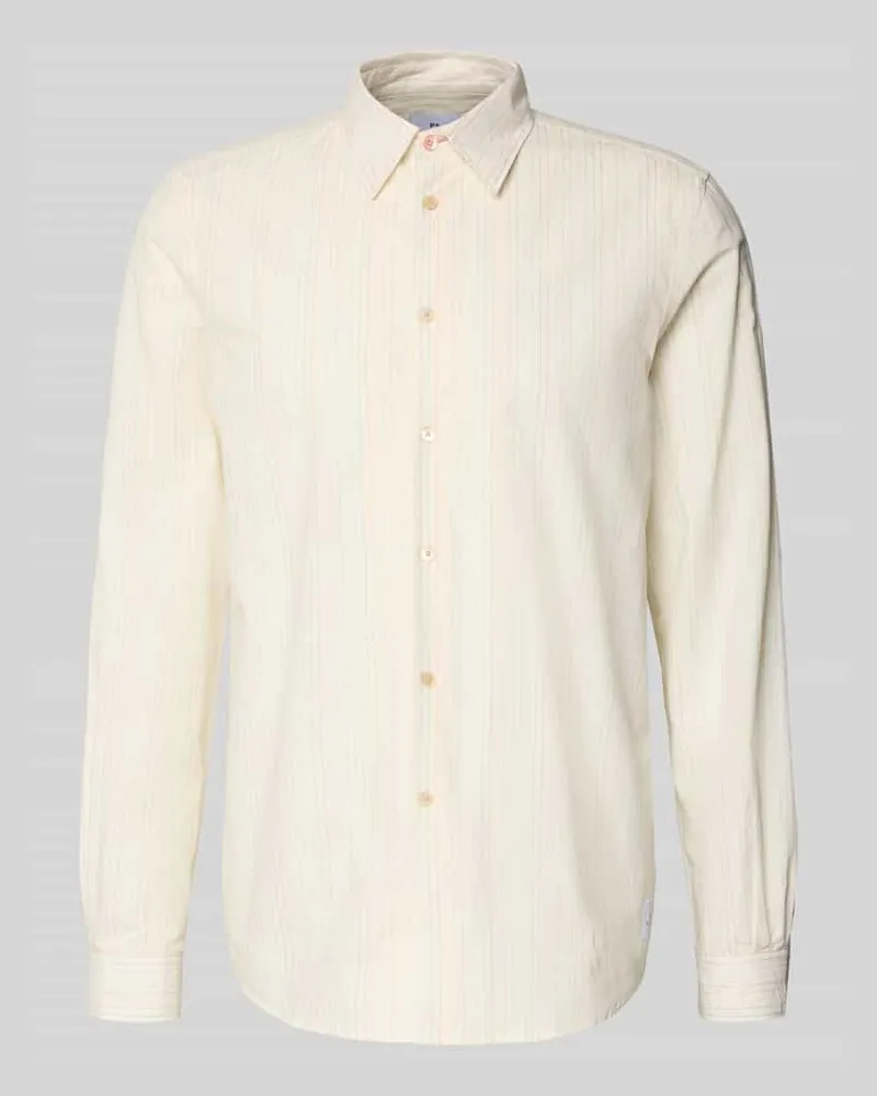 Paul Smith Regular Fit Freizeithemd aus reiner Baumwolle Blau