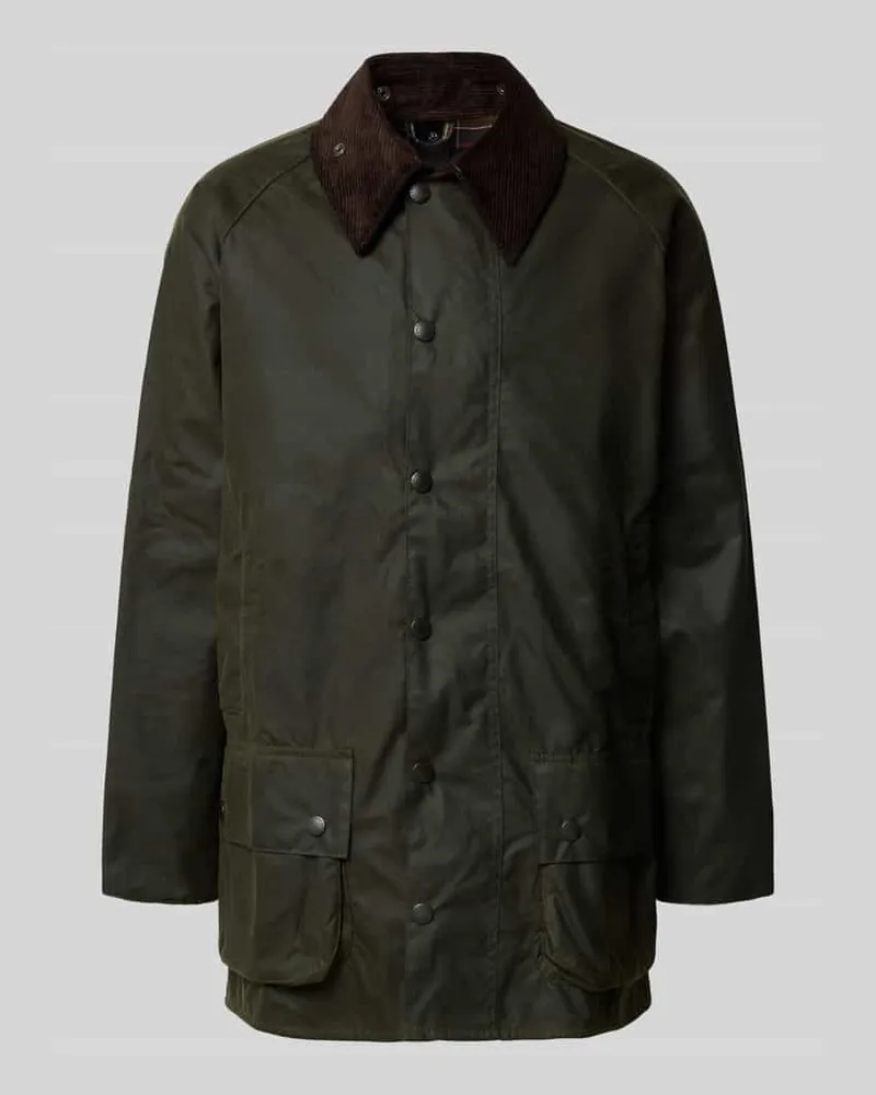 Barbour Jacke mit Pattentaschen Modell 'BEAUFORT Oliv