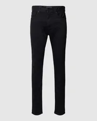 Tommy Hilfiger Slim Fit Jeans im 5-Pocket-Design Modell 'HOUSTON Black