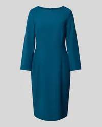 windsor. Knielanges Kleid mit 3/4-Arm Petrol