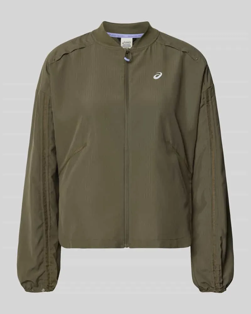 Asics Trainingsjacke mit Stretch-Anteil Modell 'NAGINO Oliv