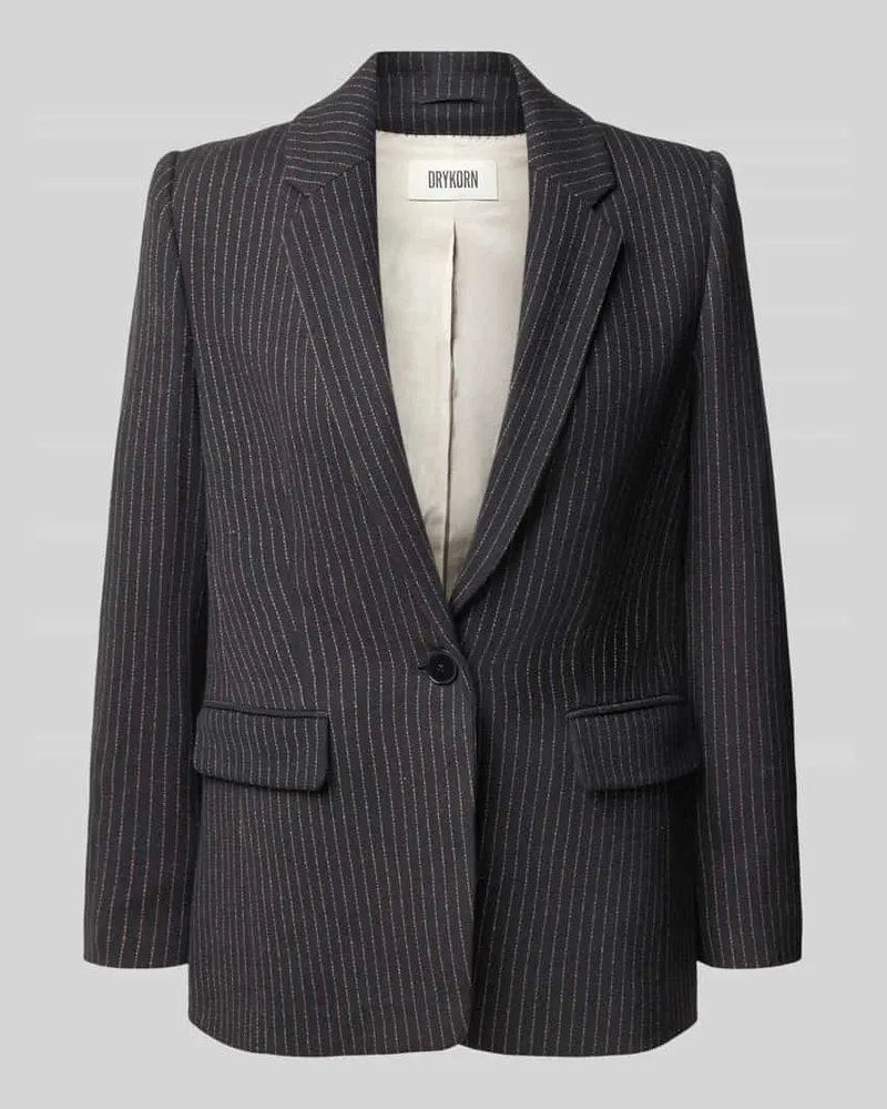 Drykorn Regular Fit Blazer mit Reverskragen Modell 'ATLIN Black