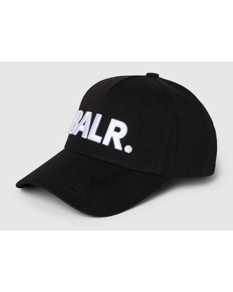 BALR. Basecap mit Label-Stitching Modell 'Game Day Black