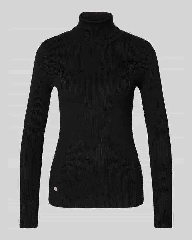 Ralph Lauren Strickpullover mit Rollkragen Modell 'AMANDA Black