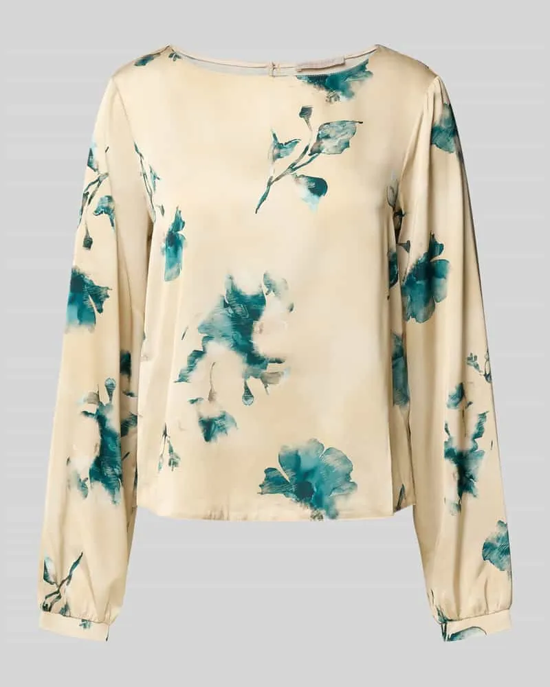 Rinascimento Blusenshirt mit Rundhalsausschnitt Gruen
