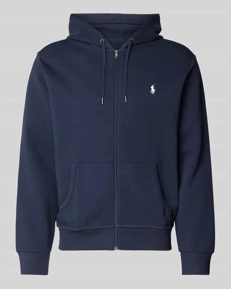 Ralph Lauren Sweatjacke mit Logo-Stitching Marine
