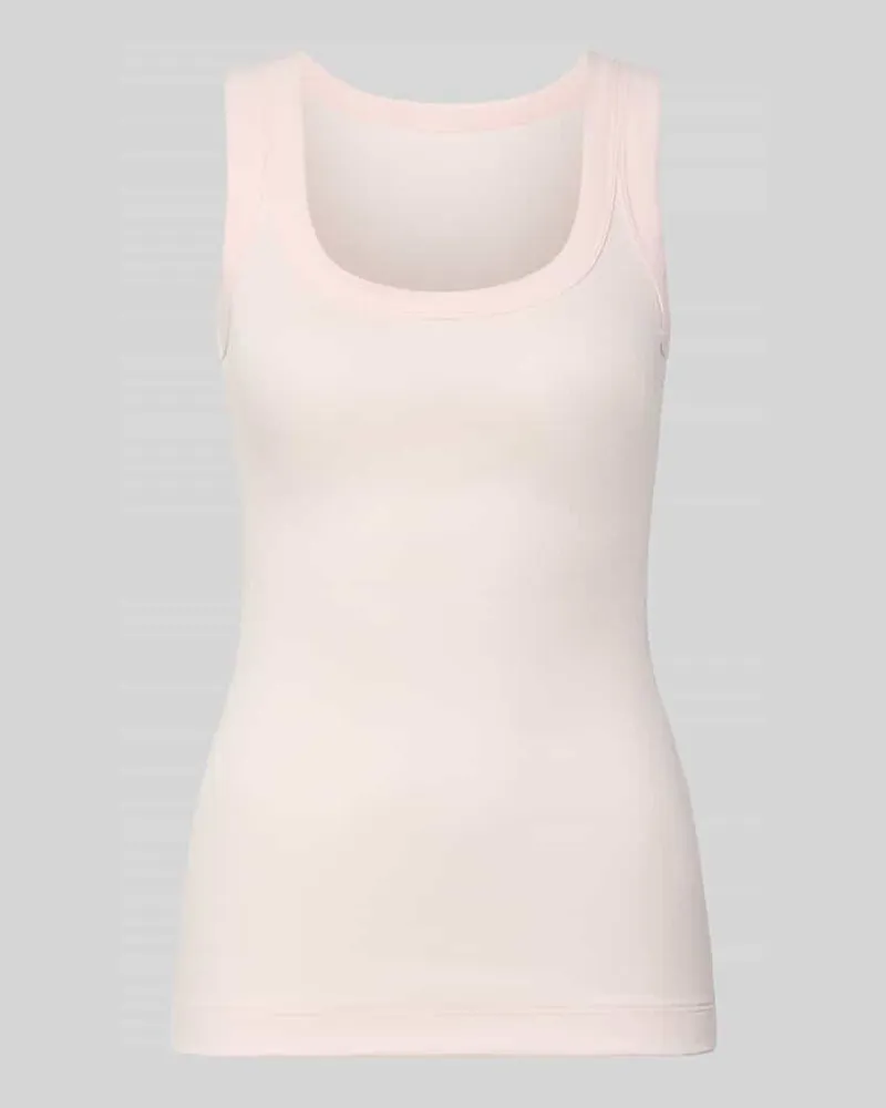 Marc Cain Tanktop in Ripp-Optik mit Rundhalsausschnitt Hellrosa