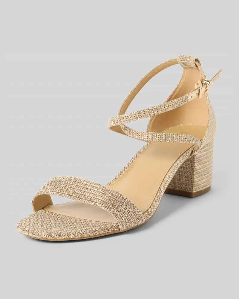 Michael Kors Sandaletten mit Strukturmuster Modell 'Serena Gold