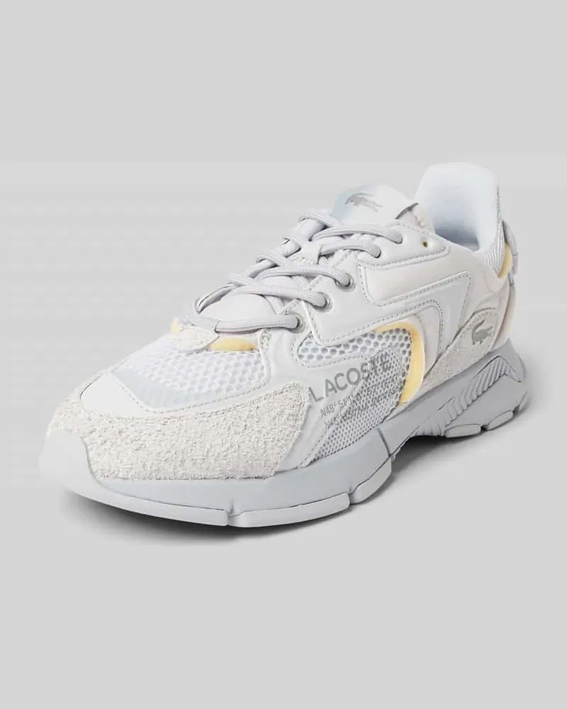 Lacoste Sneaker mit Label-Print Modell 'NEO Hellgrau