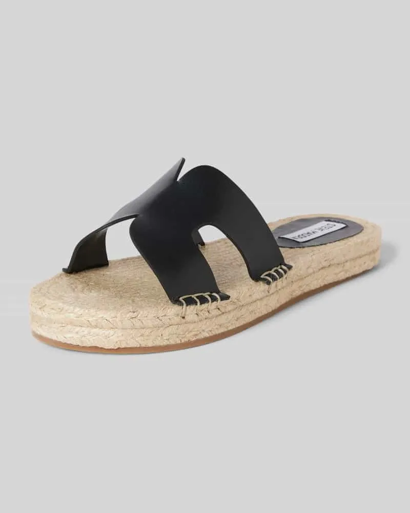 Steve Madden Slides in Flecht-Optik Modell 'CHEER UP Black