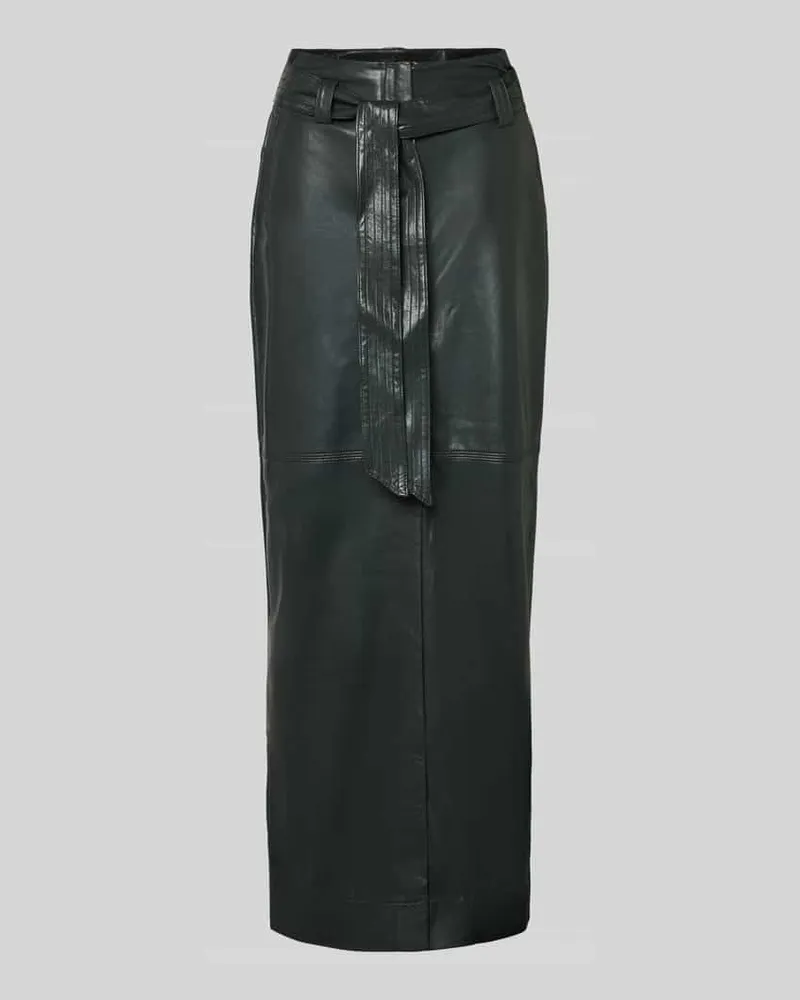 HUGO BOSS Eng anliegender Midi-Rock mit seitlichen Eingrifftaschen Modell 'VACARO Anthrazit