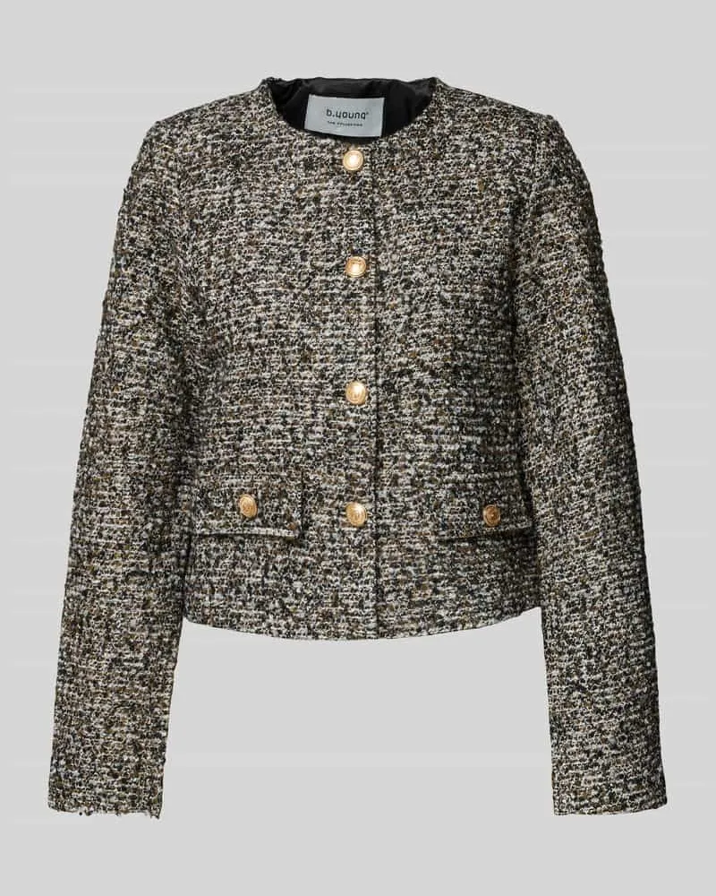 b.young Regular Fit Blazer mit Pattentaschen Modell 'Docima Black