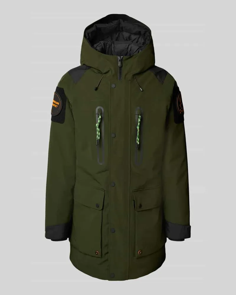Save The Duck Jacke mit Logo-Patch Modell 'Kailash Oliv