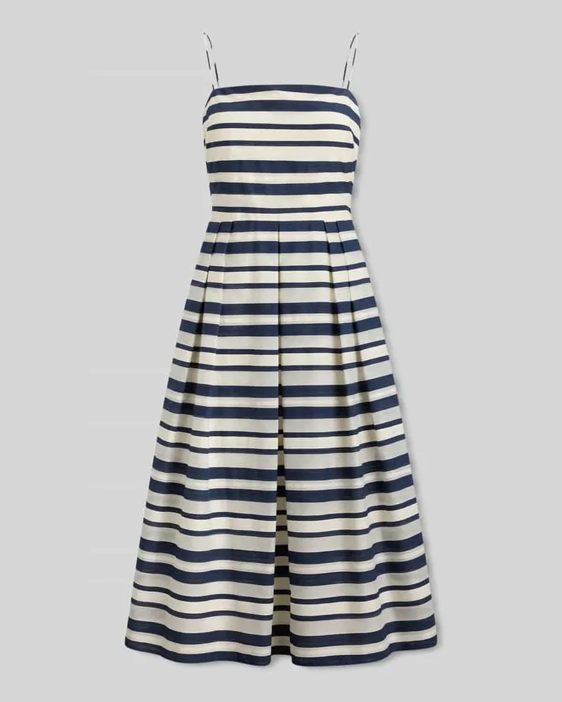 Ralph Lauren Körpernahes Cocktailkleid aus Baumwoll-Mix Dunkelblau