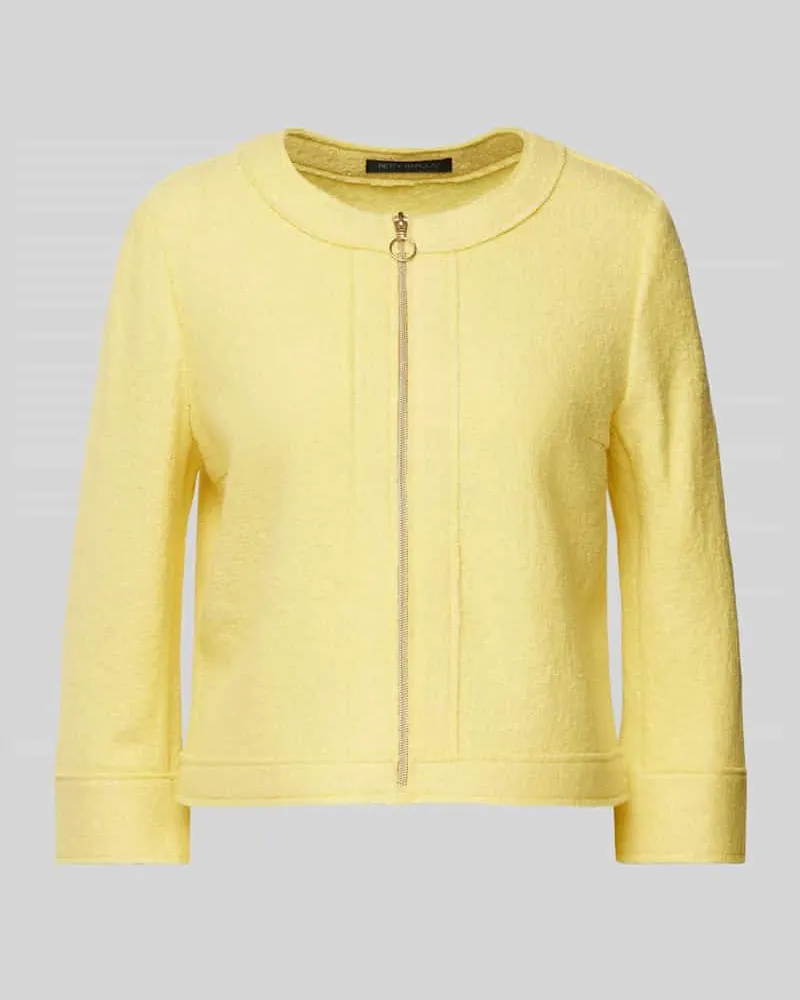 Betty Barclay Blazer mit durchgehendem Reißverschluss Gelb
