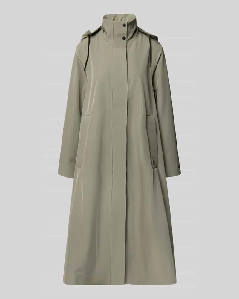 RAINS Funktionsjacke mit Stehkragen Modell 'Suva Vision Schilf
