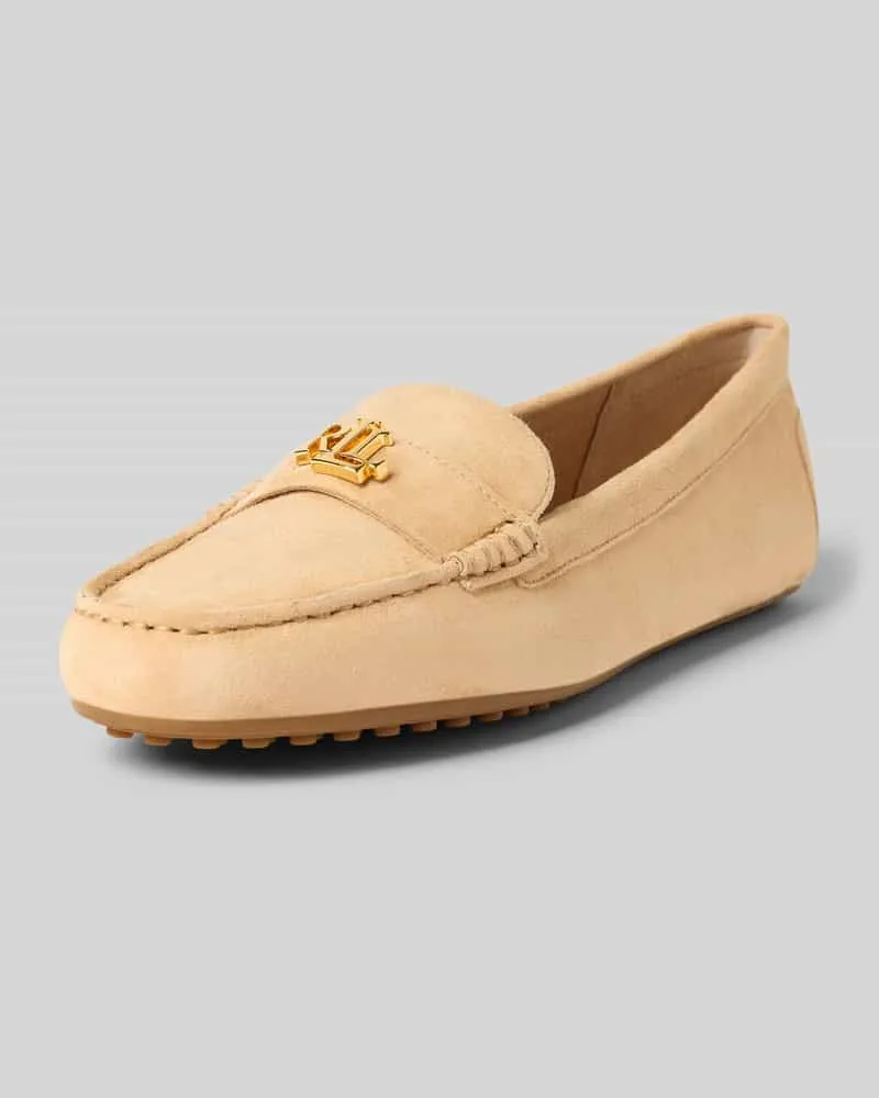 Ralph Lauren Loafer mit Label-Detail Modell 'BARNSBURY Cognac