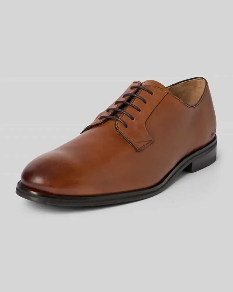JOOP! Lederderby mit Schnürverschluss Modell 'pero kleitos Cognac