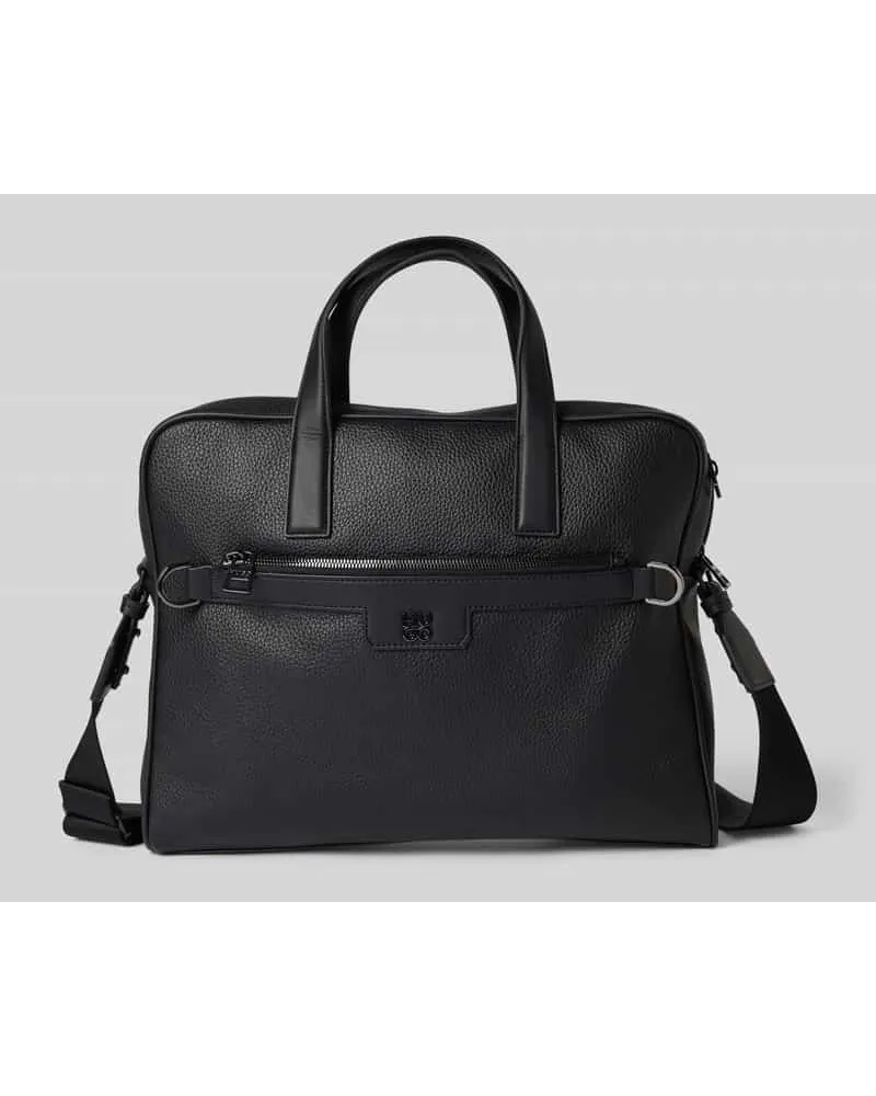 HUGO BOSS Handtasche mit Label-Detail Modell 'Nesh Black