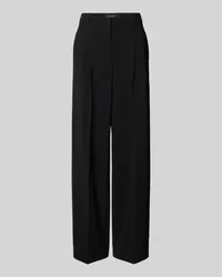 Cambio Wide Leg Stoffhose mit Gesäßtaschen Black