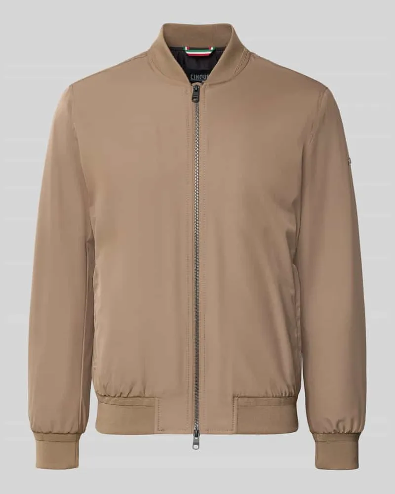 cinque Regular Fit Jacke mit Stehkragen Modell 'Rapid Beige