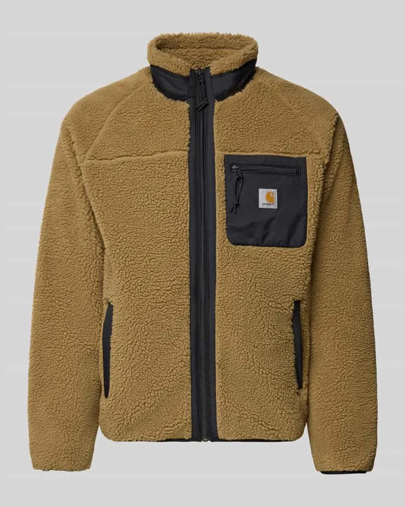 Carhartt WIP Fleecejacke mit Brusttasche Modell 'PRENTIS LINER Beige