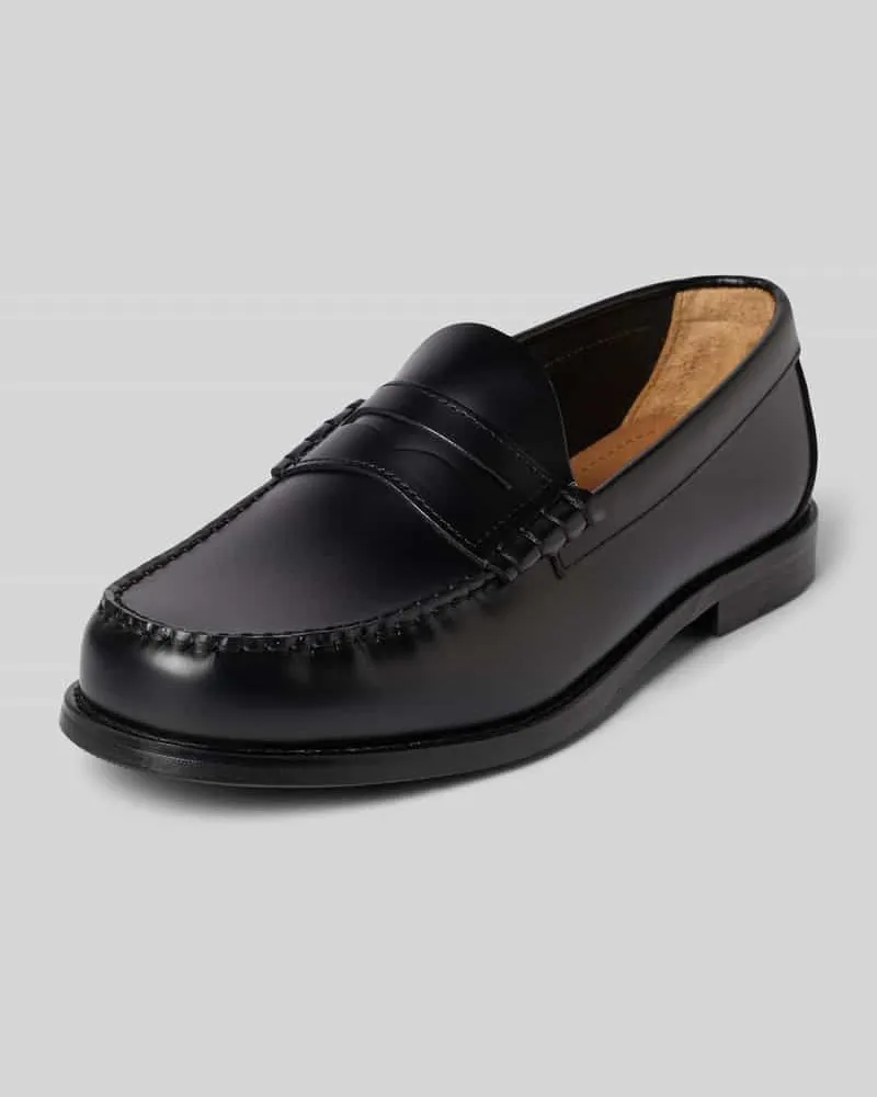 Selected Homme Loafer aus echtem Leder Modell 'BILLY Black