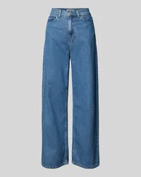 Carhartt WIP Loose Fit Jeans im 5-Pocket-Design Modell 'Jane Jeansblau