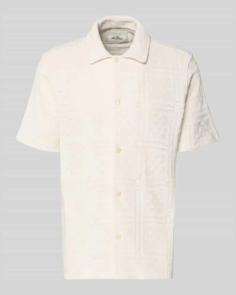 LES DEUX Regular Fit Freizeithemd mit Kentkragen Modell 'Hector Offwhite
