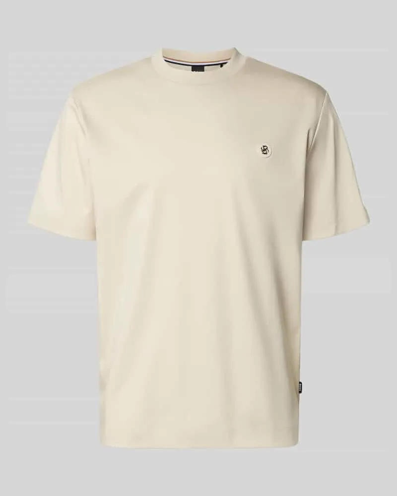 HUGO BOSS Regular Fit T-Shirt aus reiner Baumwolle Modell 'TAUT Offwhite