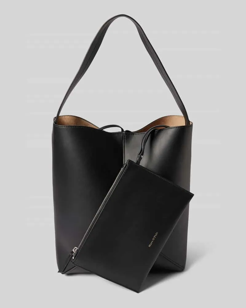 Marc O'Polo Hobo Bag aus einer Lederalternative Black