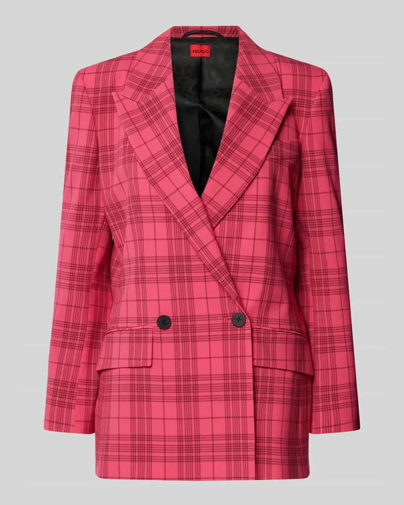 HUGO BOSS Blazer mit Pattentaschen Modell 'Akesi Pink