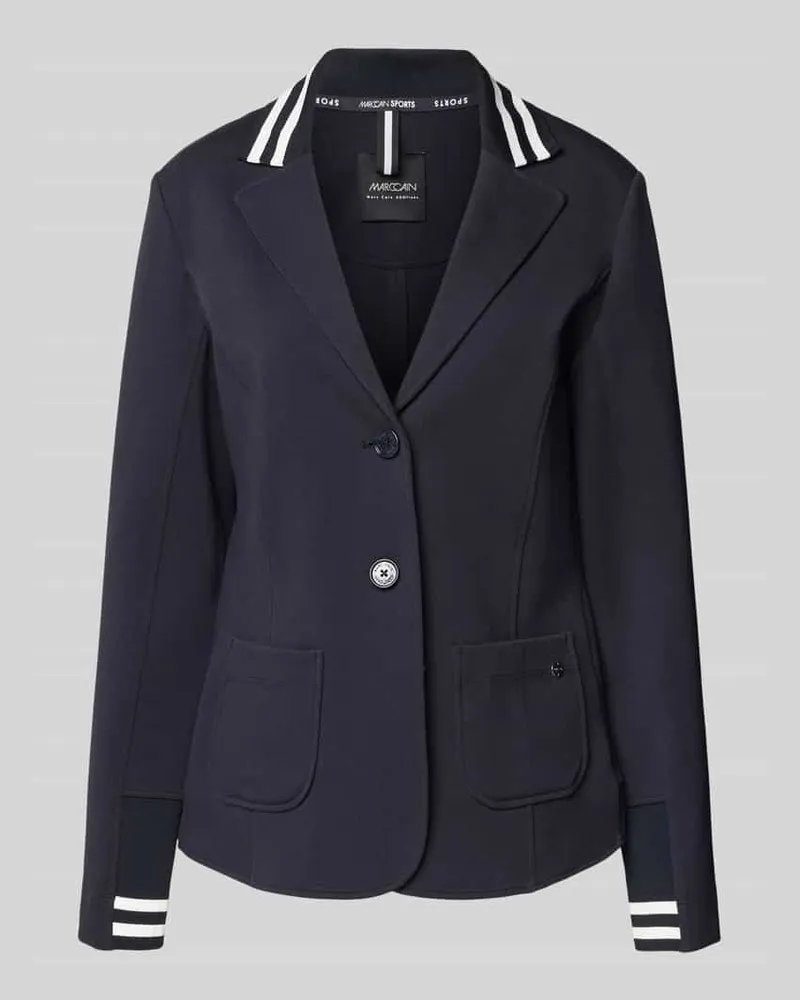 Marc Cain Blazer mit Reverskragen Marine