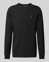 Ralph Lauren Longsleeve mit Logo-Stitching Black