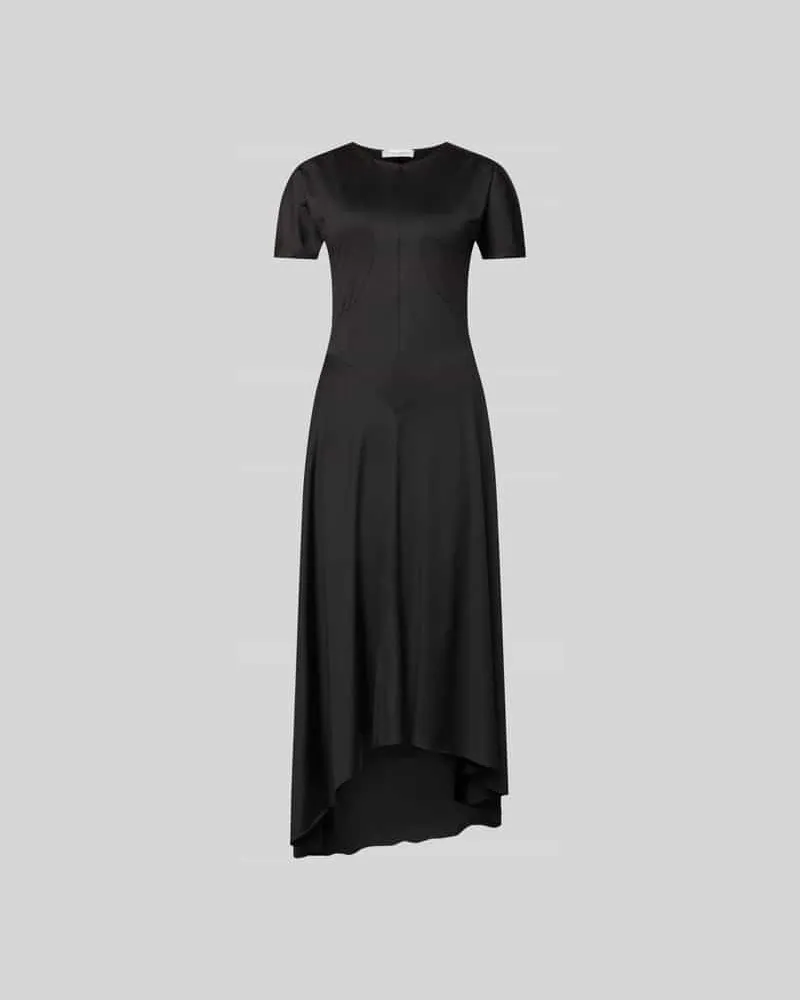 Victoria Beckham Midikleid mit verlängerter Rückseite Black