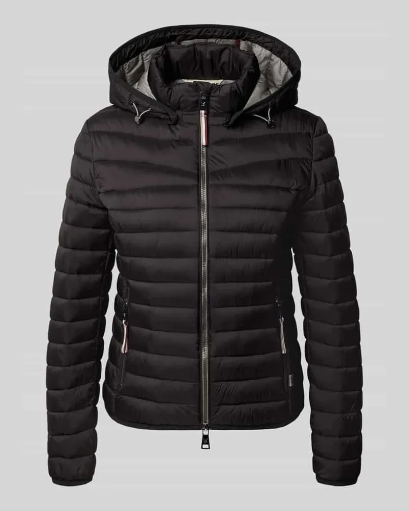 Fuchs Schmitt Steppjacke mit abnehmbarer Kapuze Black