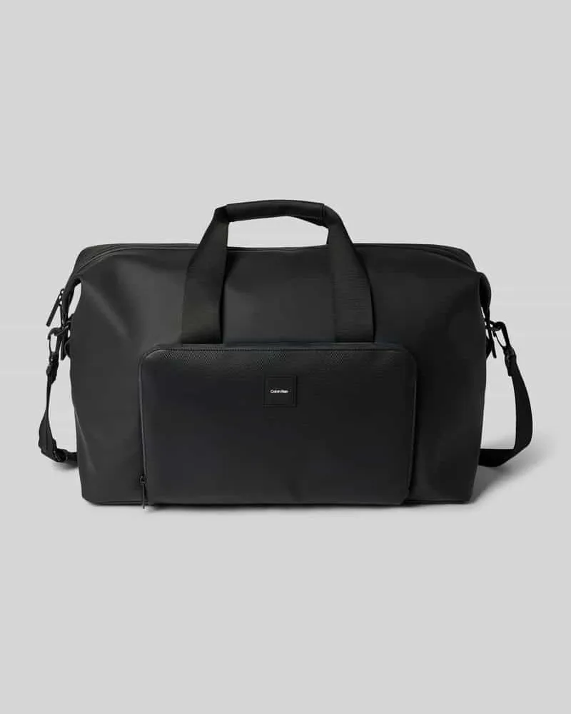 Calvin Klein Weekender mit Label-Badge Black
