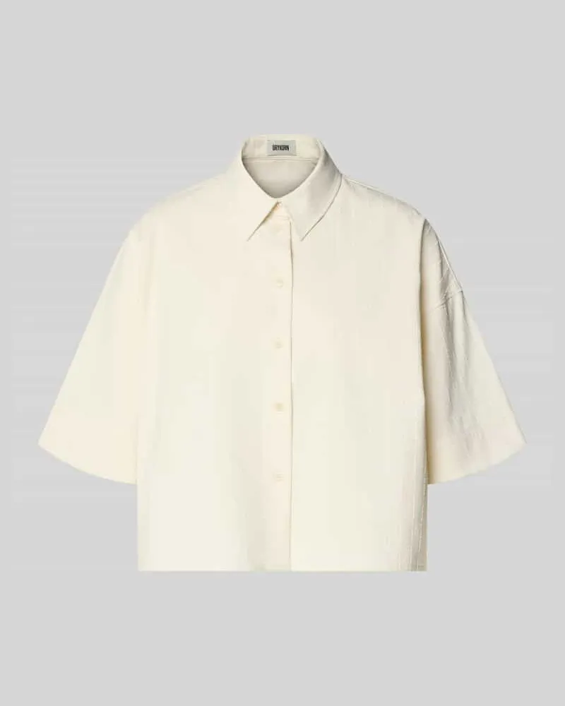 Drykorn Boxy Fit Bluse mit 1/2-Arm Modell 'YARIKA Offwhite