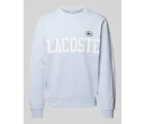 Classic Fit Sweatshirt mit Label-Print