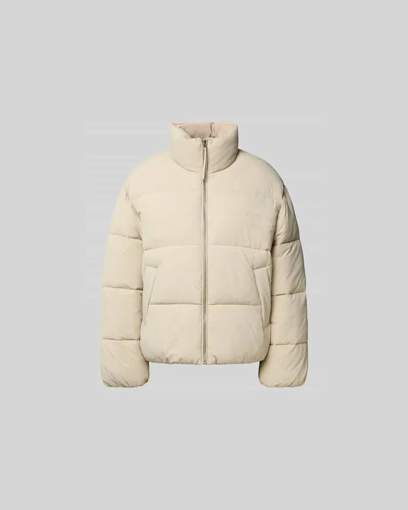 Closed Steppjacke mit gefüttertem Stehkragen Ecru