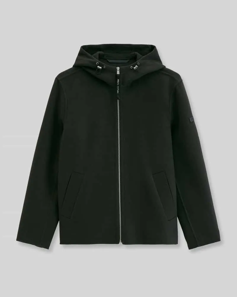 Marc O'Polo Regular Fit Jacke mit Kapuze Dunkelbraun