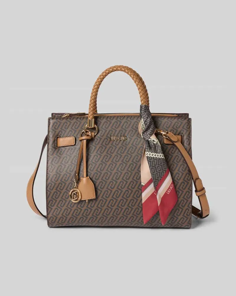 Liu Jo Tasche mit Logo-Detail Cognac