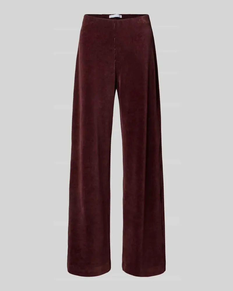 RAFFAELLO ROSSI  Wide Leg Cordhose Modell 'ELAINE Bordeaux