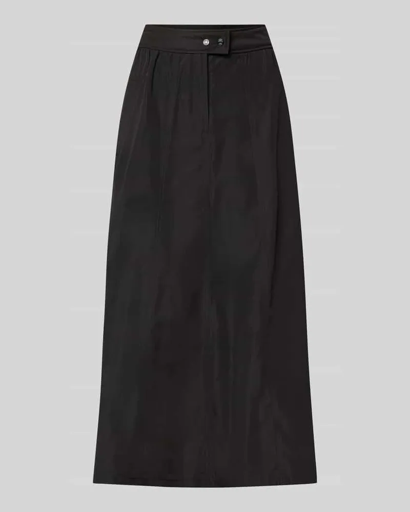 Marc Cain Midirock mit Eingrifftaschen Black