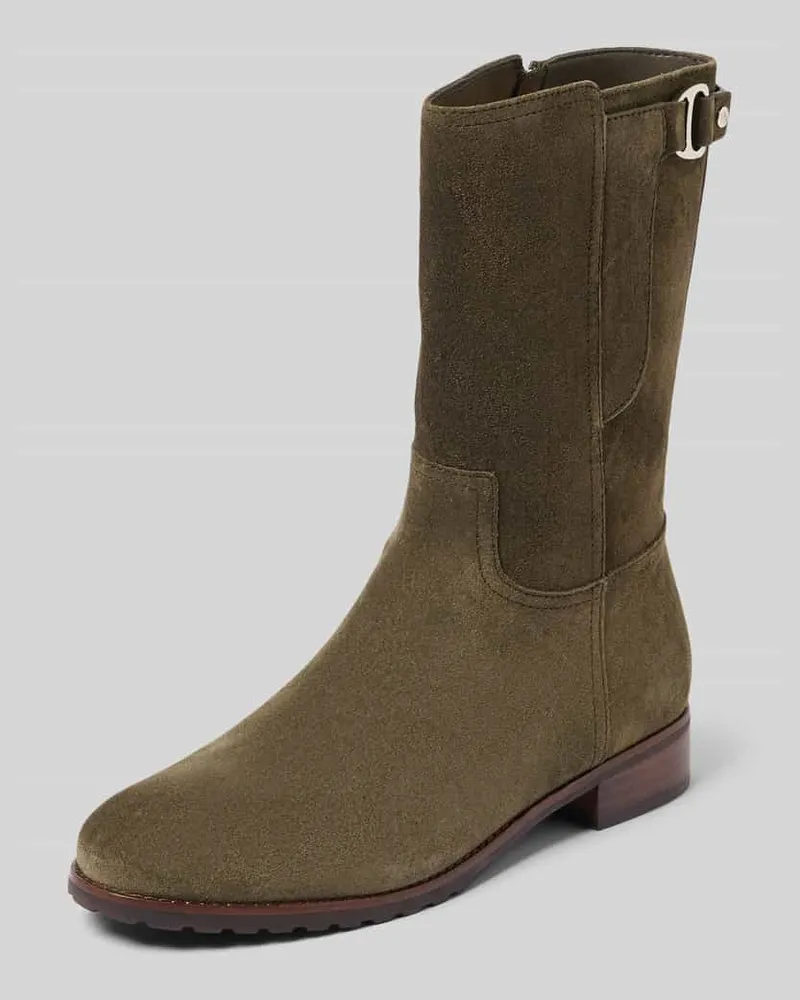 Ralph Lauren Stiefeletten mit Reißverschluss Modell 'TASHA Oliv