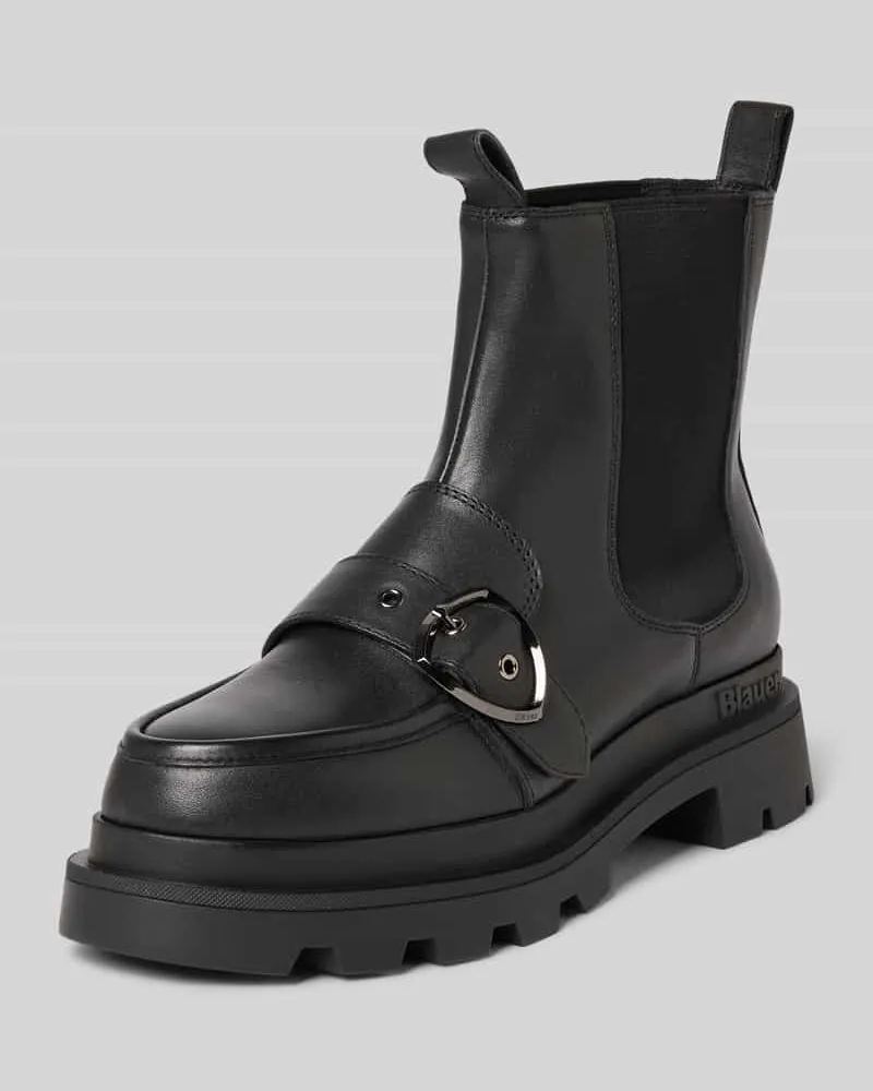 Blauer Boots mit elastischen Einsätzen Modell 'KIMMEL11 Black