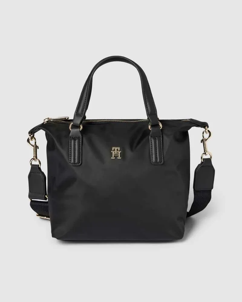 Tommy Hilfiger Tote Bag mit Label-Applikation Modell 'POPPY Black